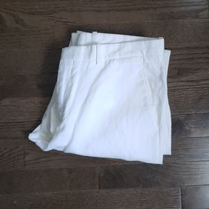 Men's◽ White S34 Perry Ellis Linen Pants